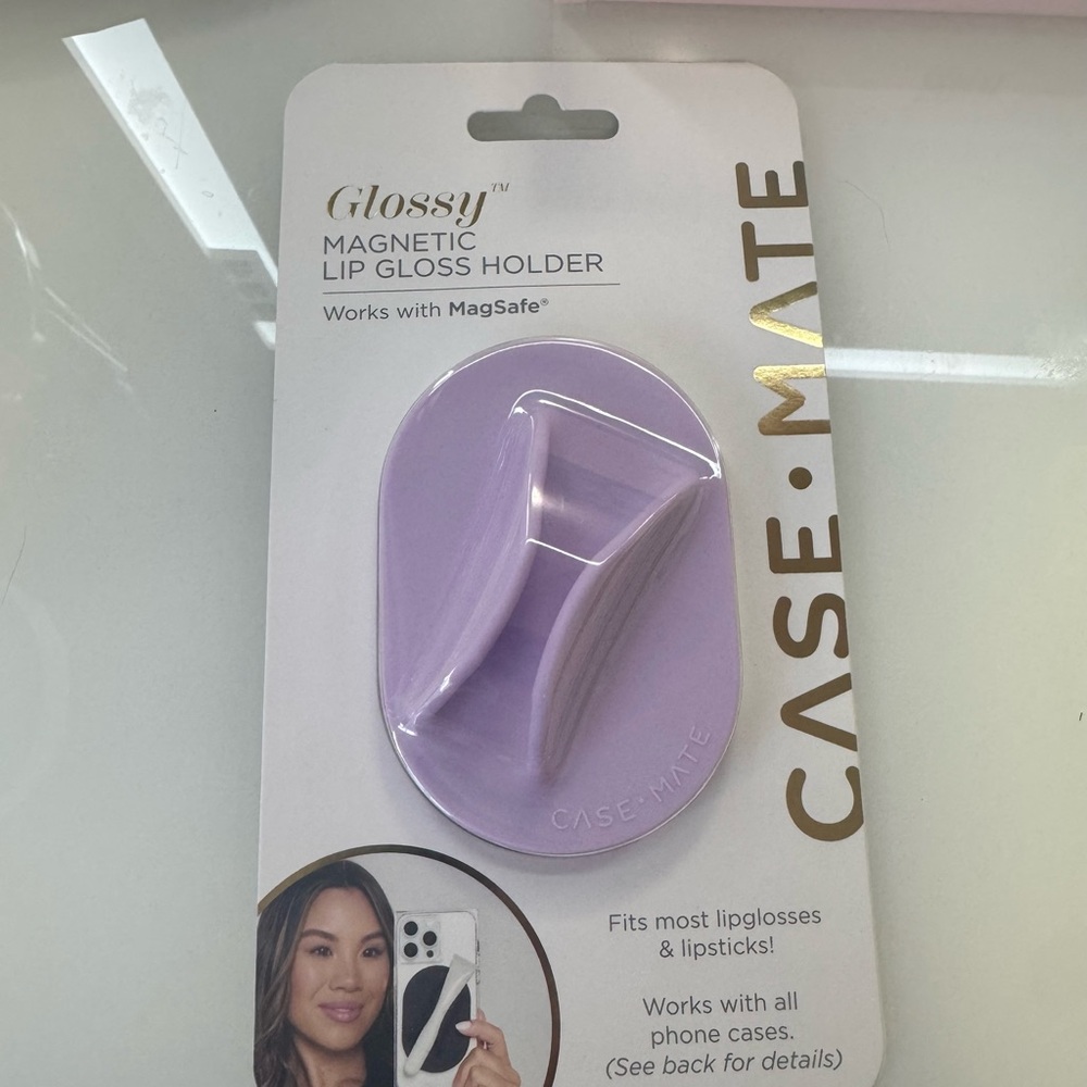 Case-Mate Purple Magnetic Lip Gloss Holder